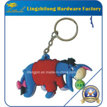 Porte-clés pour animaux de conception de noeud de PVC
